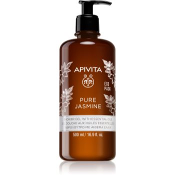Apivita Pure Jasmine Shower Gel gel de dus hidratant cu uleiuri esentiale - imagine 2